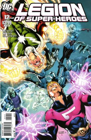 Legion of Super-Heroes (6th Series) 12 published by DC with cover art by Yildray Cinar