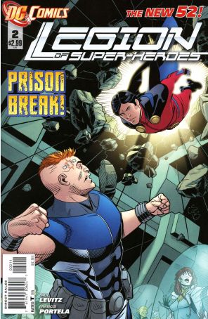 Legion of Super-Heroes (7th Series) 2 published by DC with cover art by Chris Sprouse