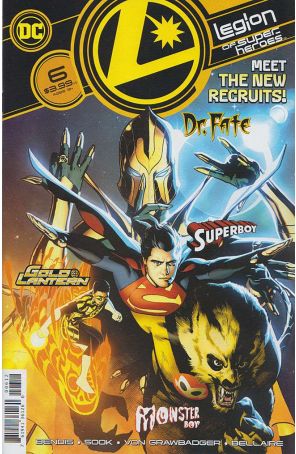 Legion of Super-Heroes (8th Series) 6 (2nd) published by DC with cover art by Ryan Sook