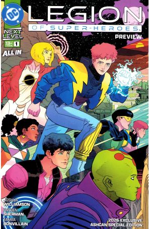 Legion of Super-Heroes (9th Series) 1 Ashcan published by DC with cover art by Hayden Sherman