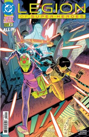 Legion of Super-Heroes (9th Series) 2A published by DC with cover art by Hayden Sherman