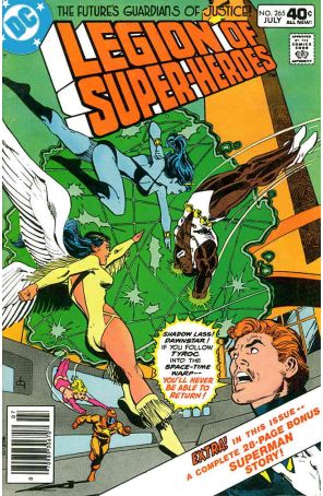 Legion of Super-Heroes (2nd Series) 265 published by DC with cover art by Dick Giordano