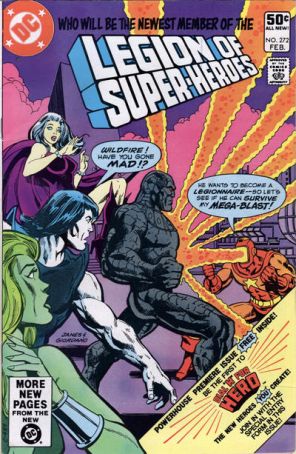 Legion of Super-Heroes (2nd Series) 272 published by DC with cover art by Jimmy Janes