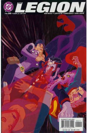 The Legion 26 published by DC with cover art by Tony Harris