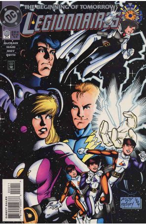 Legionnaires 0 published by DC with cover art by Jeffrey Moy