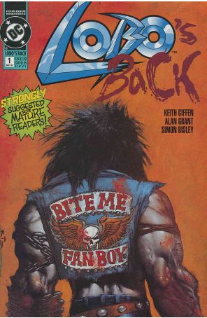 Lobo's Back 1 published by DC with cover art by Simon Bisley