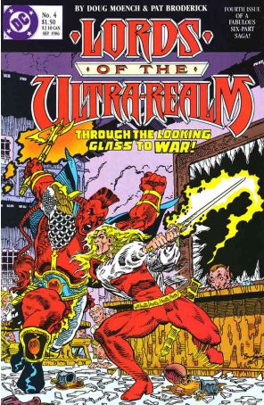 Lords of the Ultra-Realm 4 published by DC with cover art by Pat Broderick