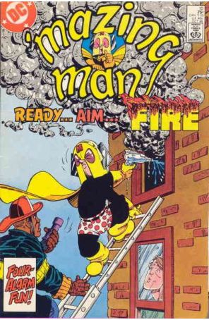 Mazing Man 10 published by DC with cover art by Stephen DeStefano
