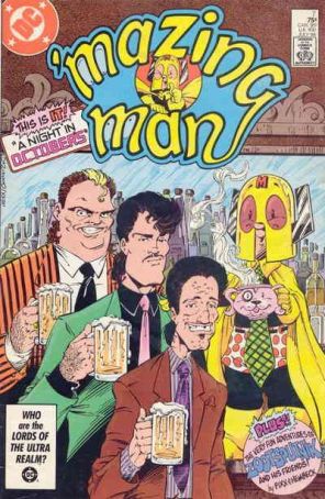 Mazing Man 7 published by DC with cover art by Stephen DeStefano