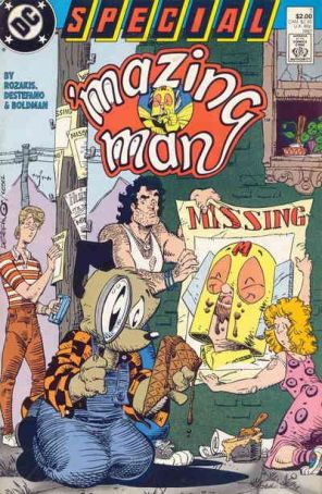 Mazing Man Special 1 published by DC with cover art by Stephen DeStefano