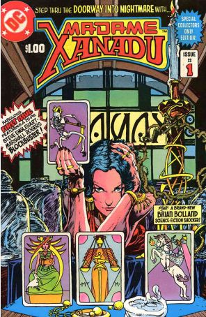 Madame Xanadu 1 published by DC with cover art by Michael W. Kaluta
