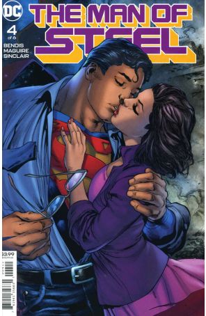 Man of Steel (2nd Series) 4 published by DC with cover art by Ivan Reis