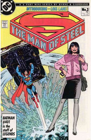 Man of Steel (Mini-Series) 2 published by DC with cover art by John Byrne