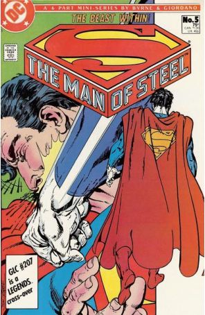 Man of Steel (Mini-Series) 5 published by DC with cover art by John Byrne