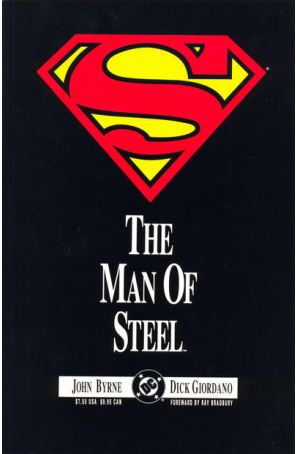 Man of Steel (Mini-Series) TPB 1 (3rd) published by DC with cover art by John Byrne