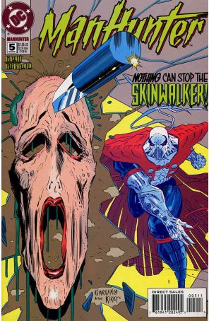 Manhunter (3rd Series) 5 published by DC with cover art by Vince Giarrano