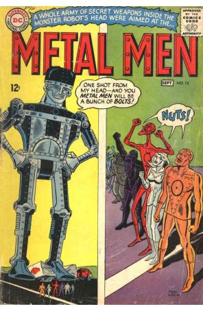 Metal Men 15 published by DC with cover art by Ross Andru