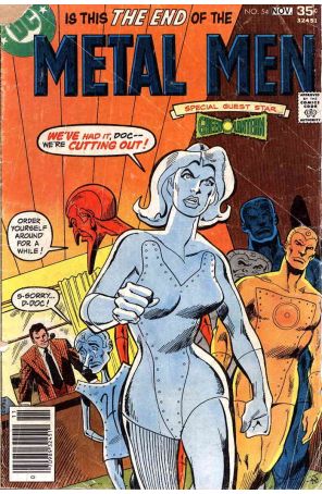 Metal Men 54 published by DC with cover art by Jim Aparo