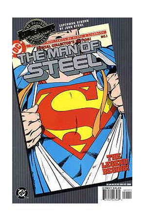 Millennium Edition: The Man of Steel 1 published by DC with cover art by John Byrne