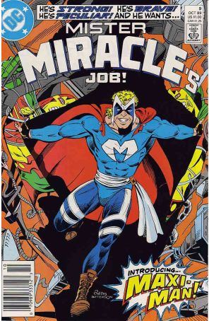 Mister Miracle (2nd Series) 9 (Newsstand) published by DC with cover art by Joe Phillips