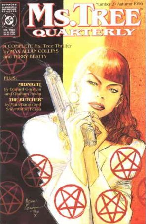Ms. Tree Quarterly 2 published by DC with cover art by Denys Cowan