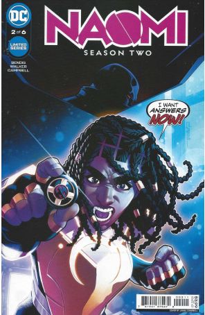 Naomi: Season Two 2 published by DC with cover art by Jamal Campbell