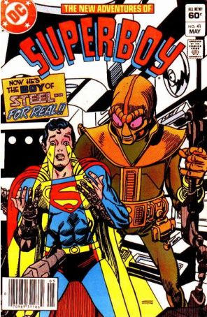 The New Adventures of Superboy 41 (Newsstand) published by DC with cover art by Gil Kane and Howard Bender