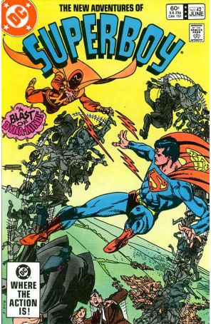 The New Adventures of Superboy 42 published by DC with cover art by Gil Kane