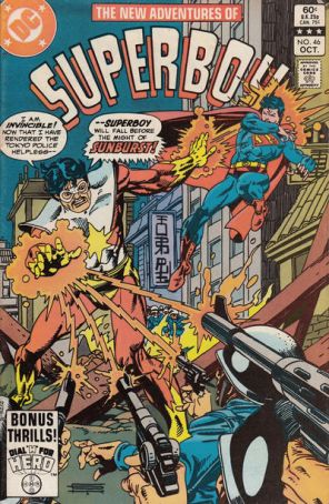 The New Adventures of Superboy 46 published by DC with cover art by Gil Kane