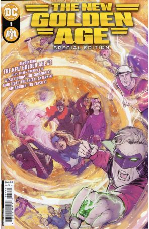 The New Golden Age Special 1 published by DC with cover art by Mikel Janín