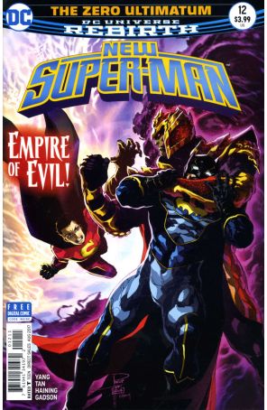 New Super-Man 12 published by DC with cover art by Philip Tan