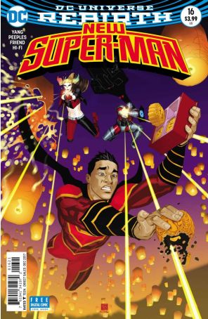 New Super-Man 16A published by DC with cover art by Bernard Chang
