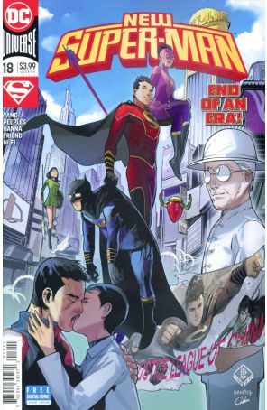 New Super-Man 18 published by DC with cover art by Philip Tan