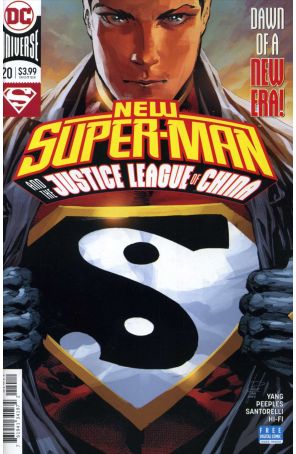 New Super-Man 20 published by DC with cover art by Philip Tan