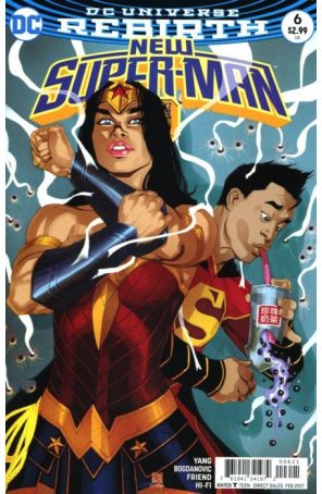 New Super-Man 6A published by DC with cover art by Bernard Chang