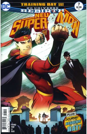 New Super-Man 7 published by DC with cover art by Viktor Bogdanovic