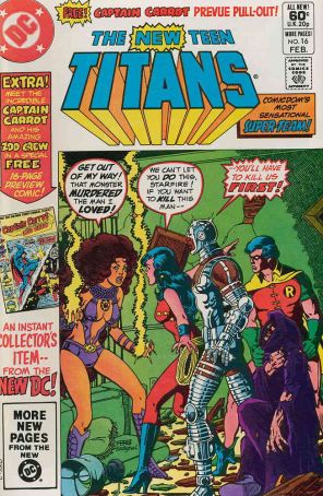 New Teen Titans (1st Series) 16 published by DC with cover art by George Pérez