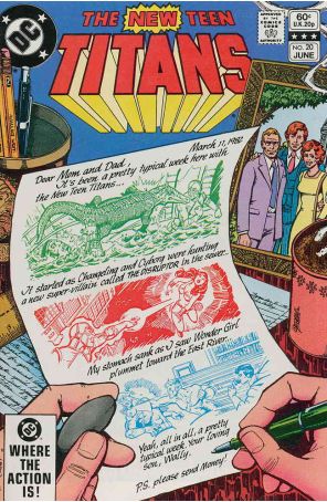New Teen Titans (1st Series) 20 published by DC with cover art by George Pérez
