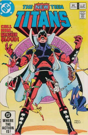 New Teen Titans (1st Series) 22 published by DC with cover art by George Pérez