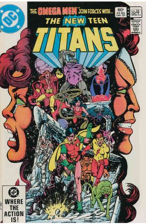 New Teen Titans (1st Series) 24 published by DC with cover art by George Pérez