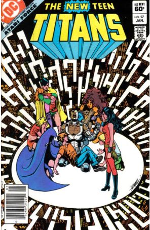 New Teen Titans (1st Series) 27 (Newsstand) published by DC with cover art by George Pérez