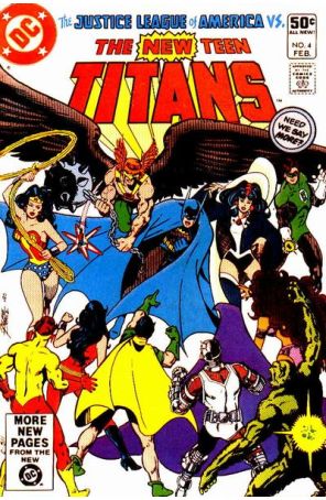 New Teen Titans (1st Series) 4 published by DC with cover art by George Pérez