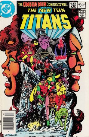 New Teen Titans (1st Series, Canadian Edition) 24 published by DC with cover art by George Pérez