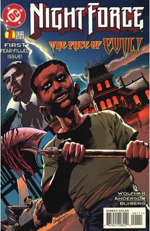 Night Force (2nd Series) 1 published by DC with cover art by Brent Anderson