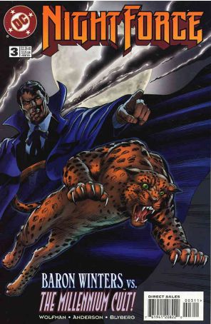 Night Force (2nd Series) 3 published by DC with cover art by Brent Anderson
