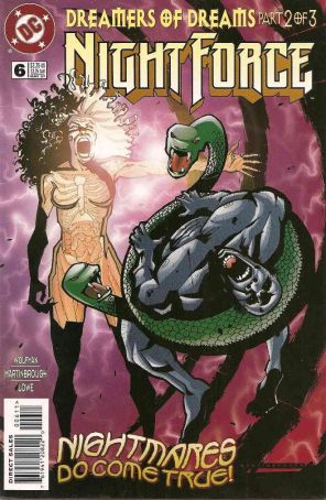 Night Force (2nd Series) 6 published by DC with cover art by Shawn Martinbrough
