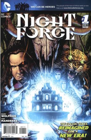 Night Force (3rd Series) 1 published by DC with cover art by Leonardo Manco