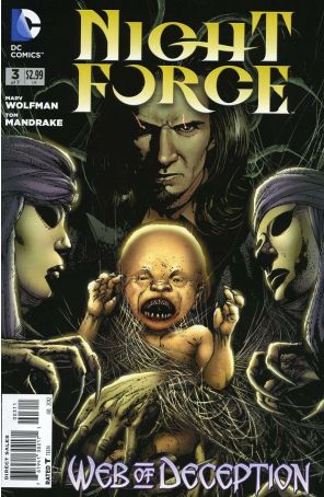 Night Force (3rd Series) 3 published by DC with cover art by Leonardo Manco