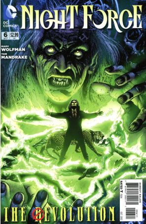 Night Force (3rd Series) 6 published by DC with cover art by Leonardo Manco