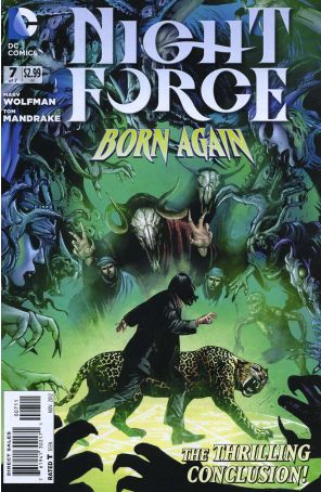 Night Force (3rd Series) 7 published by DC with cover art by Leonardo Manco